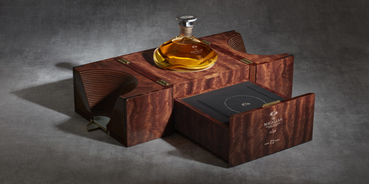The Macallan Unveils Oldest Whisky Ever Released By The Distillery The Macallan 72 Years Old In Lalique The Genesis Decanter Spirited Magazine
