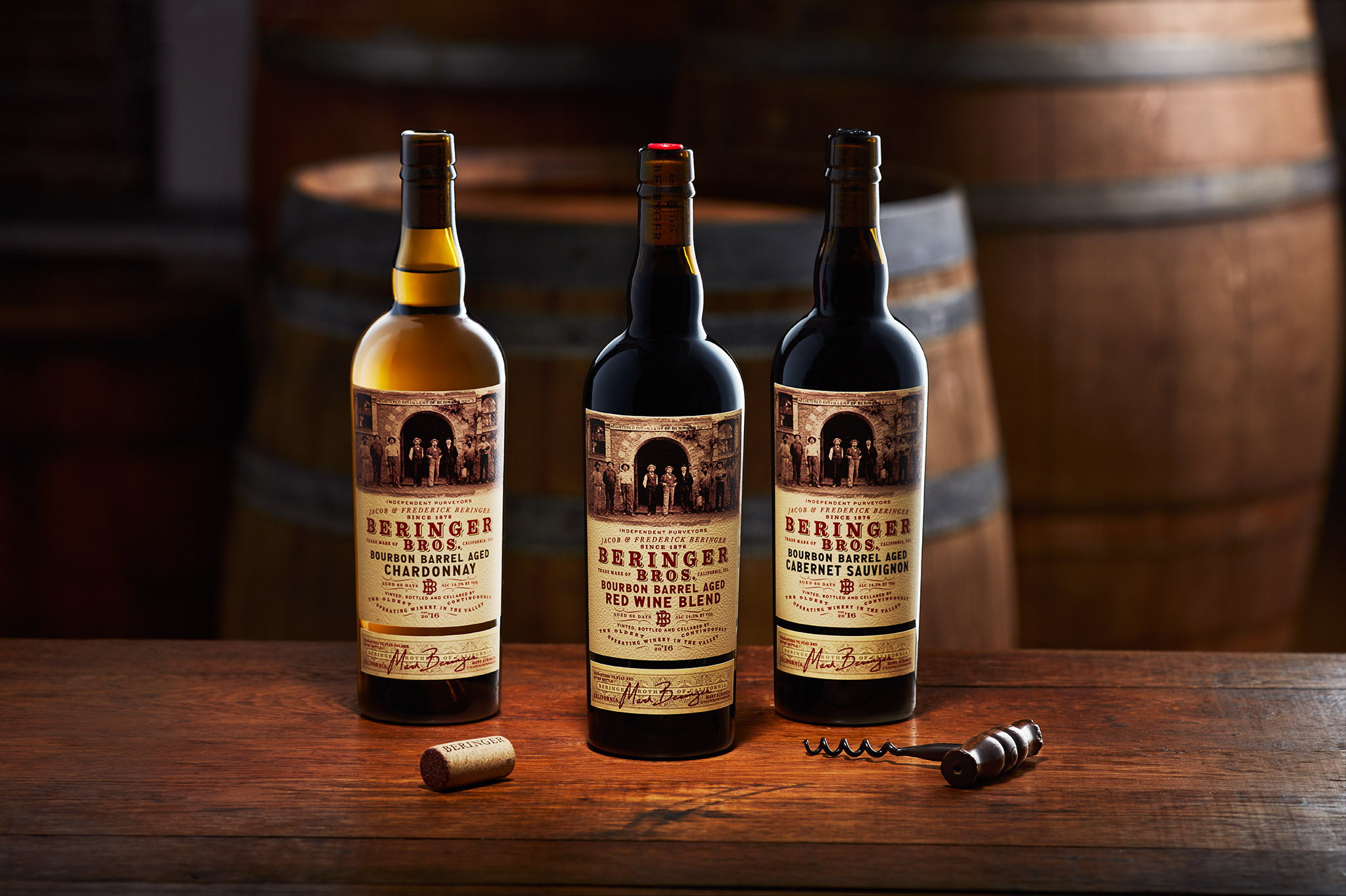 Beringer Bros Bourbon Barrel Aged Wines Feature Augmented Reality Labels Spirited Magazine