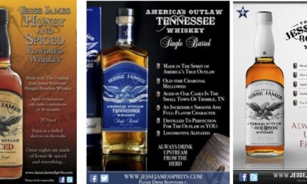 Craft Whiskey Spurs Growth for Jesse James America’s Outlaw Whiskey & Bourbon