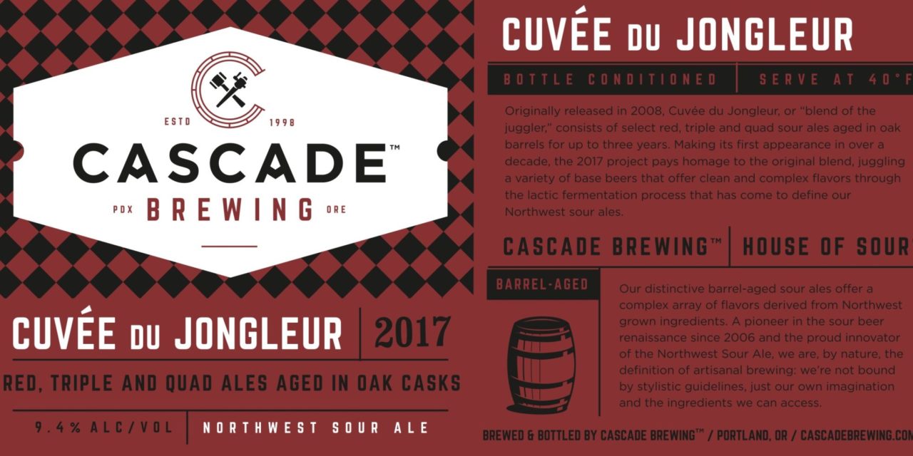 Cascade Brewing Releases Fan Favorite Cuvée du Jongleur for First Time in a Decade