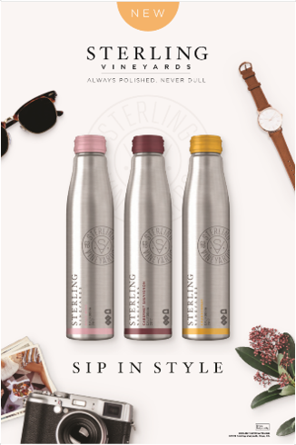 Sterling Introduces Resealable Aluminum Bottles With A Sense of Sterling Style