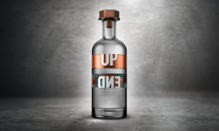UPEND gin launches with design by Nude Brand Creation