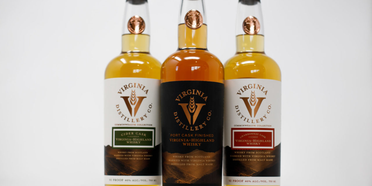 Chardonnay and Cider Cask Finished Whiskies Back in Stock at Virginia Distillery Company