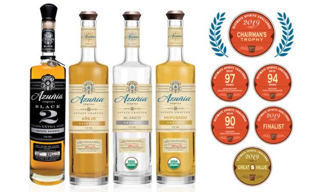 Azuñia Tequila Shines with Top Marks in 2019 Ultimate Spirits Challenge