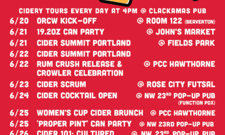 Portland Cider Co. to Take Part in 8th Annual Oregon Cider Week