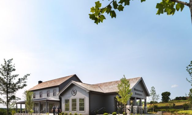 WOODFORD RESERVE OPENS NEW DISTILLERY WELCOME CENTER Woodford Reserve makes new and improved accomedations for the 1.4 Million guest visiting the Kentucky Bourbon Trail