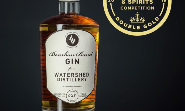 Bourbon Barrel Gin from Watershed Distillery wins double gold