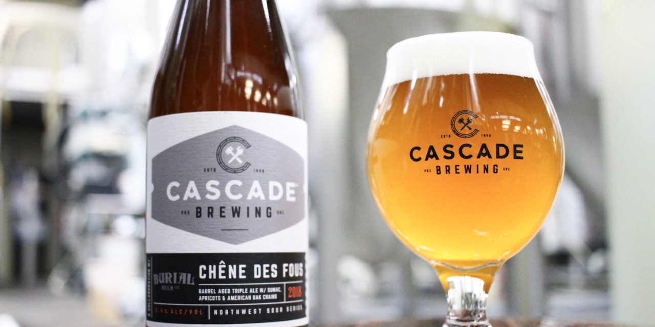 Cascade Brewing Releases Chêne des Fous in Bottles and Draft