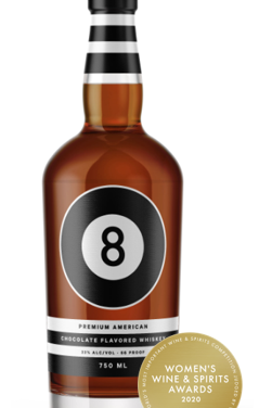 8-Ball Premium Chocolate Whiskey Wins Gold Medal at 2020 Women’s Wine and Spirits Awards