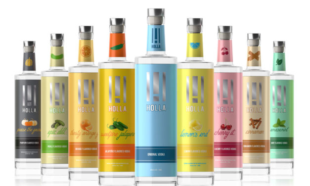 Holla Spirits Rebrands Packaging of Vodka Lineup