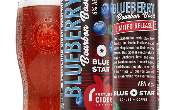 Portland Cider Co. announces January release of Blueberry Bourbon Basil in collaboration with Blue Star Donuts