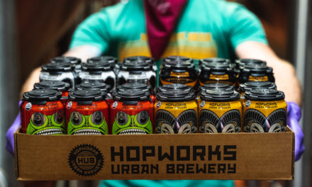 Local B Corp collaboration between Hopworks and Looptworks Foundation turns beer into masks for Central City Concern