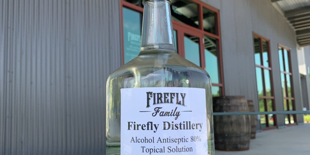 Firefly Distillery Produces Hand Sanitizer to Meet Demand in Charleston