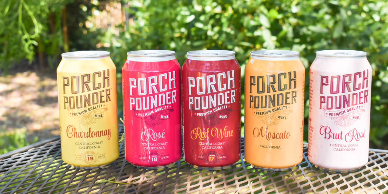 California’s Porch Pounder Canned Wines Expands Nationwide; Award-winning wines join Brew Pipeline’s Portfolio program