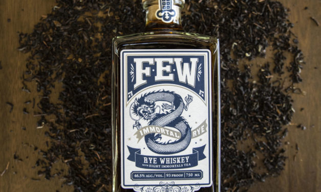 FEW SPIRITS INTRODUCES FEW IMMORTAL RYE, CASK-STRENGTH FEW STRAIGHT RYE WHISKEY PROOFED TO BOTTLING STRENGTH WITH COLD-EXTRACTED “8 IMMORTALS” TEA
