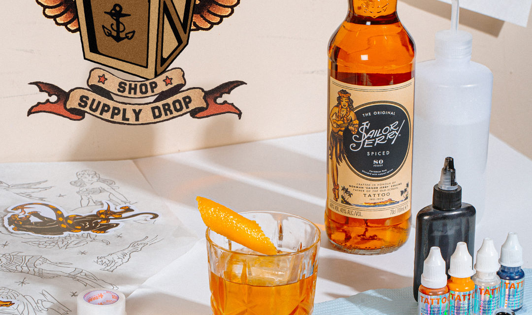 SAILOR JERRY SPICED RUM PARTNERS WITH KINGPIN TATTOO SUPPLIES TO LAUNCH ‘SUPPORT YOUR ARTIST – SHOP SUPPLY DROP’