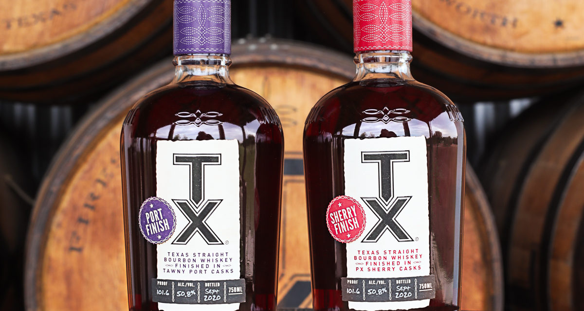 TX Whiskey Launches TX Bourbon with Port and Sherry Finishes