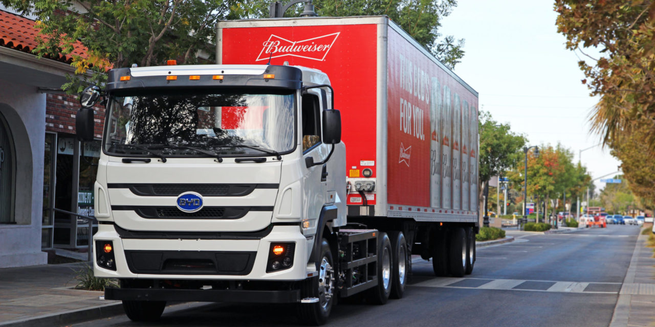 Anheuser-Busch Names BYD “Sustainable Supplier of the Year”