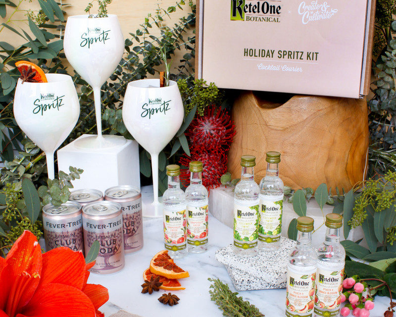 Create & Cultivate Partners with Ketel One Botanical For An Exclusive Holiday Spritz Kit to Join Its Holiday Small Business Pop-Up