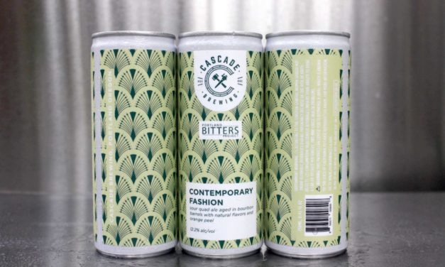 Cascade Brewing collaborates with Portland Bitters Project, releases Contemporary Fashion in 250 ml. slim cans