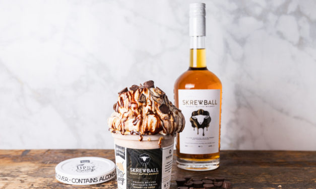 Skrewball Peanut Butter Whiskey and Tipsy Scoop Liquor-infused Ice Cream Team Up on Limited Edition Peanut Butter Chocolate Swirl Whiskey Ice Cream